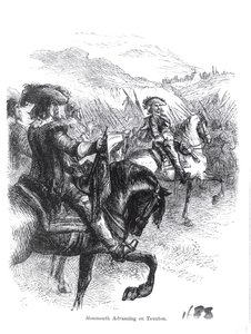 Duque de Monmouth avanzando sobre Taunton de English School